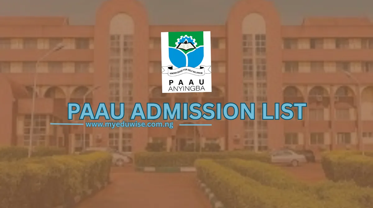 PAAU Admission List