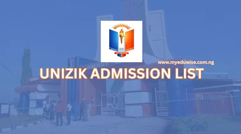 UNIZIK Admission List