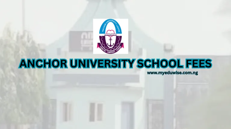 Anchor University School Fees