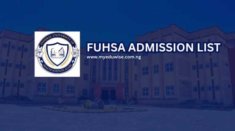 FUHSA Admission List