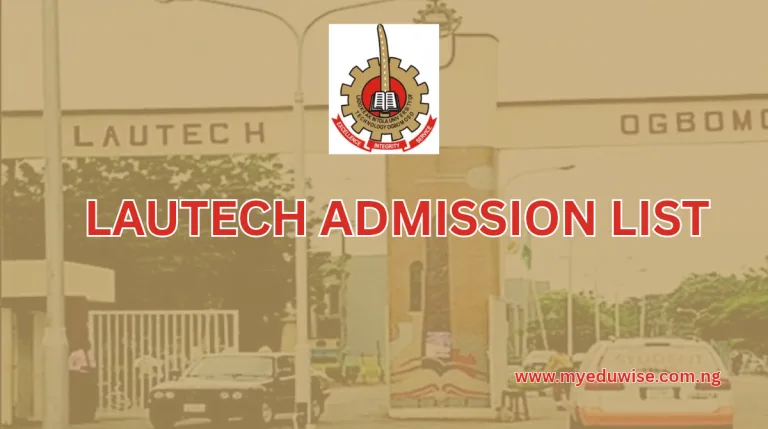 LAUTECH Admission List