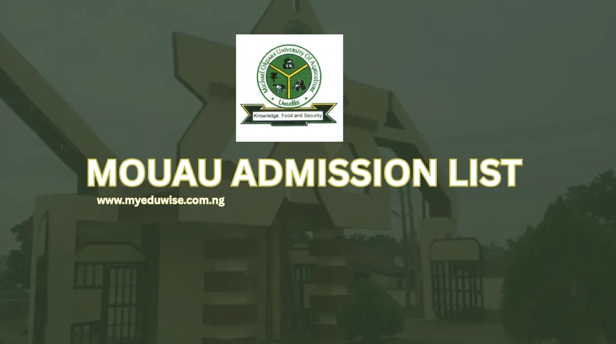 MOUAU Admission List