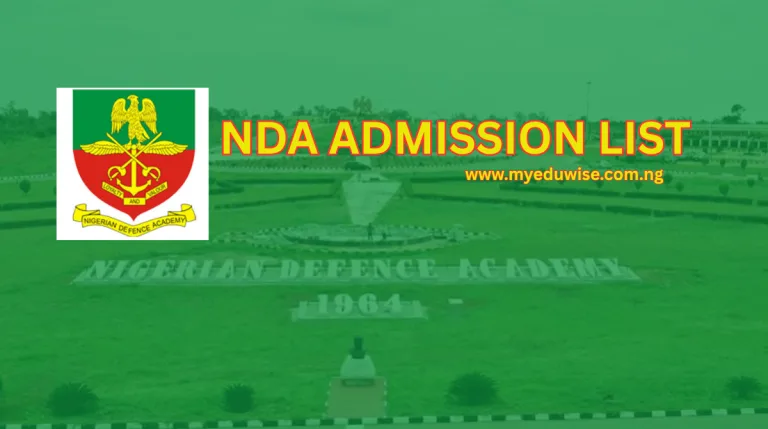 NDA Admission List