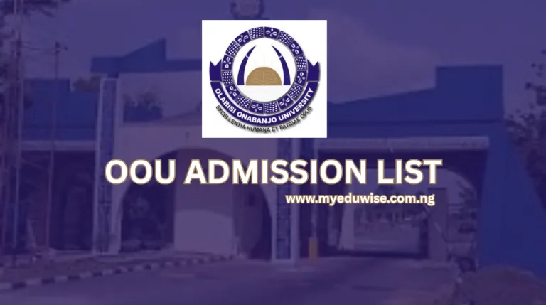 OOU Admission List