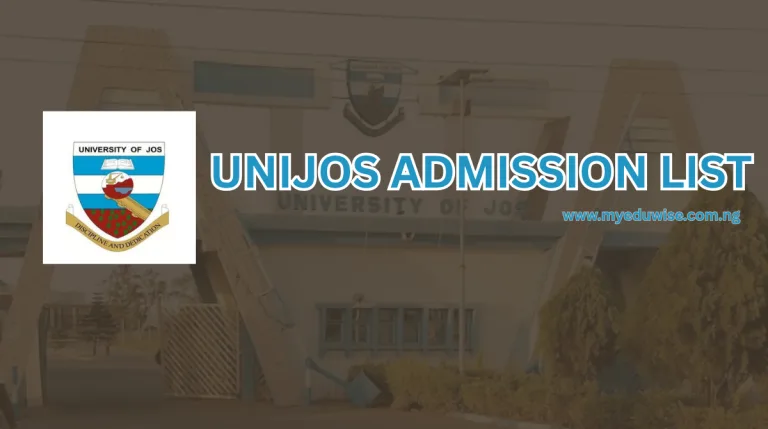 UNIJOS Admission List