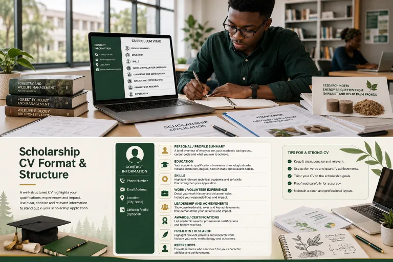 How to Prepare a CV for Scholarship
