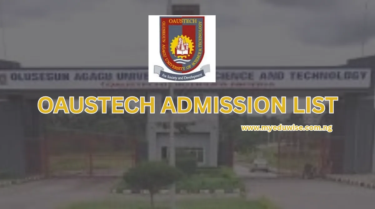 OAUSTECH Admission List