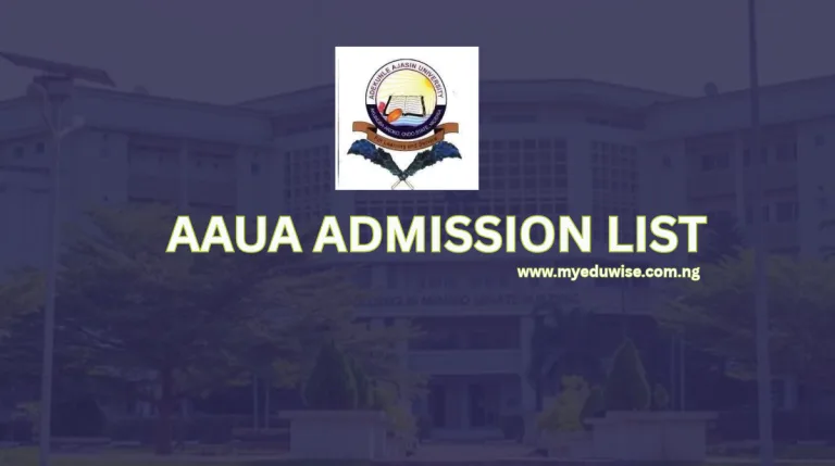 AAUA Admission List