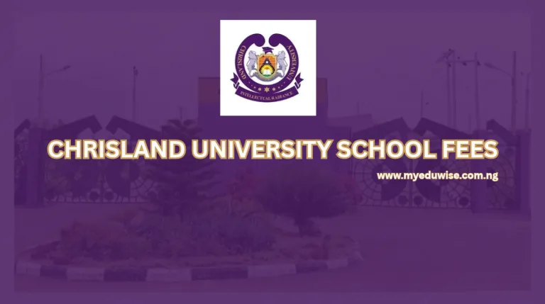 Chrisland University School Fees